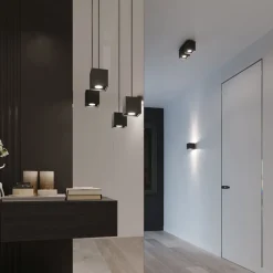 Lampa wisząca QUAD 1 czarny