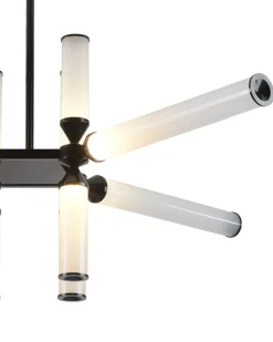 Lampa wisząca QUADRO-12 LED czarna