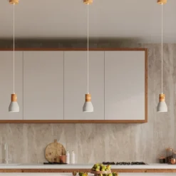 Lampa wisząca QUBIC szara