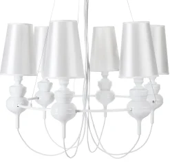 Lampa wisząca QUEEN-6 biała