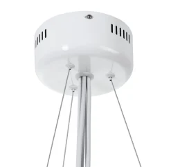 Lampa wisząca QUEEN-6 biała