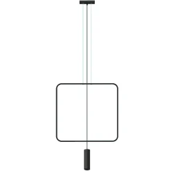 Lampa wisząca RANA 1 czarna