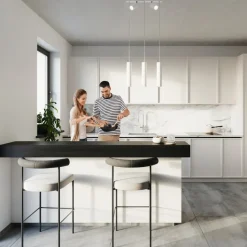 Lampa wisząca RING 3 biały