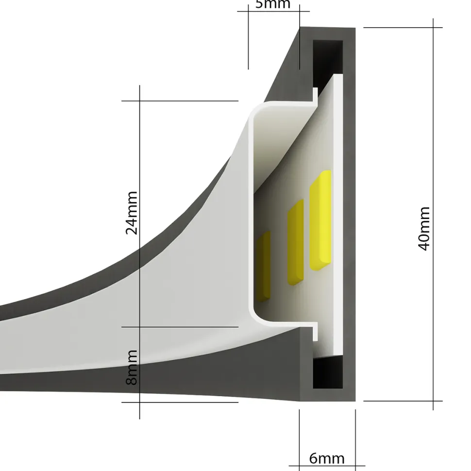 Lampa wisząca RIO 110 biały LED 4000K
