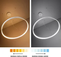 Lampa wisząca RIO 110 czarny LED 4000K