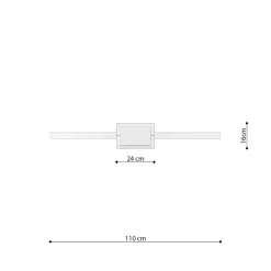 Lampa wisząca RIO 110 czarny LED 4000K