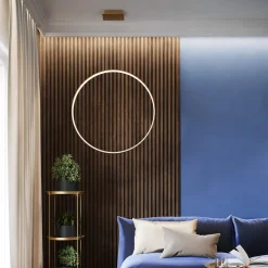 Lampa wisząca RIO 78 złota LED 3000K