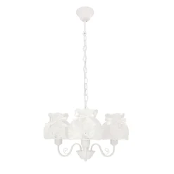 Lampa wisząca ROSSINI biały 3x40W E27  abażur biały