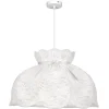 Lampa wisząca ROSSINI biały 1x40W E27  abażur biały