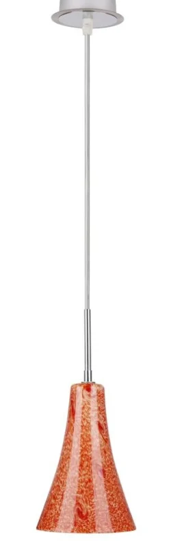 Lampa wisząca Rufi 1x40 w E14  chrom/satyna nikiel