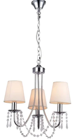 Lampa wisząca Ruti 3x40W E14 beżowy