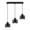 Lampa wisząca SAVAR 3 czarna