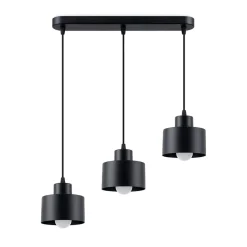 Lampa wisząca SAVAR 3 czarna