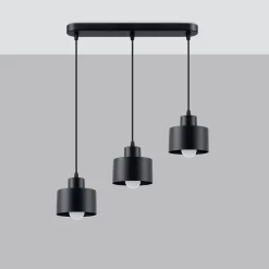 Lampa wisząca SAVAR 3 czarna