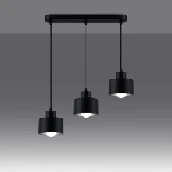 Lampa wisząca SAVAR 3 czarna
