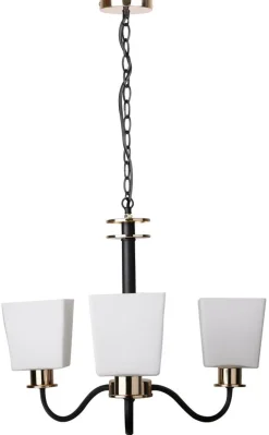 Lampa wisząca Schubert 3x40W E27 czarny