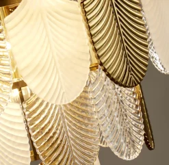 Lampa wisząca SECRET biało złota 80 cm