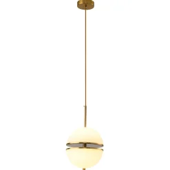 Lampa wisząca SFERA-1 LED złota 20 cm