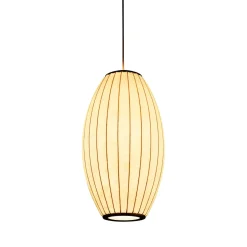 Lampa wisząca SILK BARREL biała 50 cm