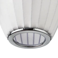 Lampa wisząca SILK BARREL biała 50 cm