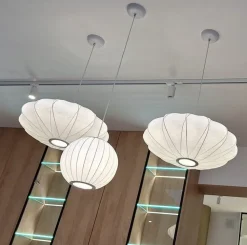 Lampa wisząca SILK biała 40 cm