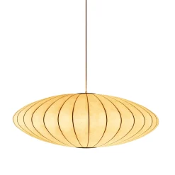 Lampa wisząca SILK FLAT biała 50 cm