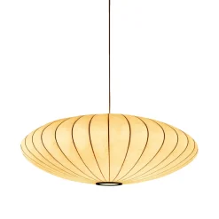 Lampa wisząca SILK FLAT biała 50 cm