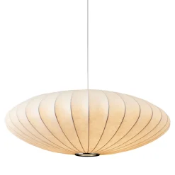 Lampa wisząca SILK FLAT biała 50 cm