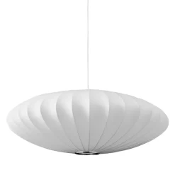 Lampa wisząca SILK FLAT biała 50 cm