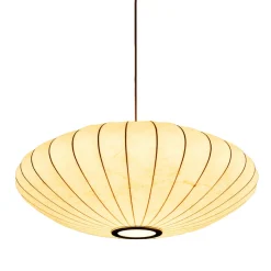 Lampa wisząca SILK FLAT biała 50 cm