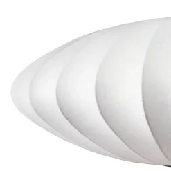 Lampa wisząca SILK FLAT biała 50 cm