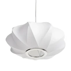 Lampa wisząca SILK X-shape biała 40 cm