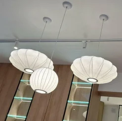 Lampa wisząca SILK X-shape biała 40 cm