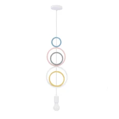 Lampa wisząca Single h5 1x20W E27 iq kids mix kolor