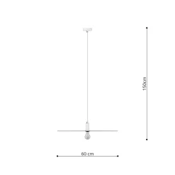 Lampa wisząca SIRKEL 60 czarny