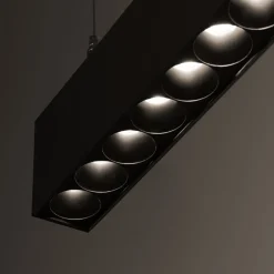 Lampa wisząca SOREN czarna LED 3000K