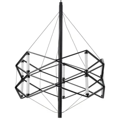 Lampa wisząca SPACE LED czarna 60 cm