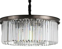 Lampa wisząca SPARKLE ROUND antracyt 60cm