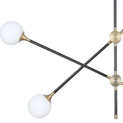 Lampa wisząca SPILLO czarno złota 92 cm