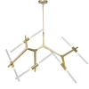 Lampa wisząca STICKS-10 złota
