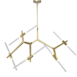 Lampa wisząca STICKS-10 złota