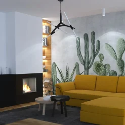 Lampa wisząca STICKS-10 złota