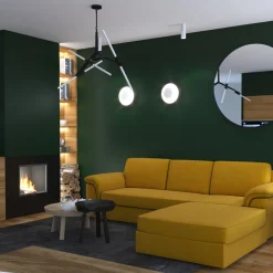 Lampa wisząca STICKS-10 złota