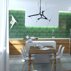 Lampa wisząca STICKS-10 złota