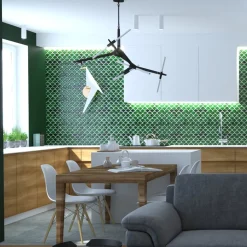 Lampa wisząca STICKS-10 złota