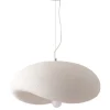 Lampa wisząca STONE FLAT biała 40 cm