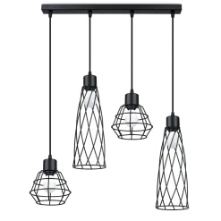 Lampa wisząca SUBA 4L czarna