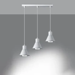 Lampa wisząca TAZILA 3 biała [ES111]