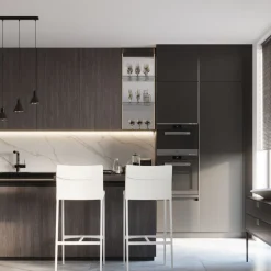 Lampa wisząca TAZILA 1 czarna [ES111]