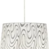 Lampa wisząca Tiger 40 1x60W E27  biało-srebrny